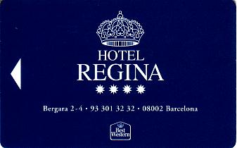 Hotel Keycard Best Western Barcelona Spain Front