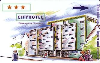 Hotel Keycard Best Western Groningen Netherlands Front