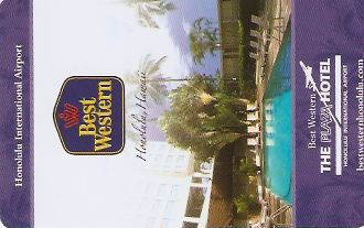 Hotel Keycard Best Western Honolulu U.S.A. Front