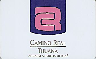 Hotel Keycard Camino Real Tijuana Mexico Front