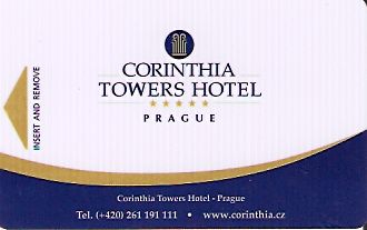Hotel Keycard Corinthia Prague Czech Republic Front