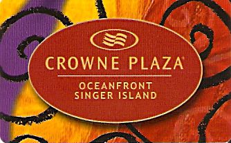 Hotel Keycard Crowne Plaza Oceanfront U.S.A. Front