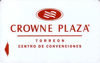 Hotel Keycard Crowne Plaza Torreon Mexico Front