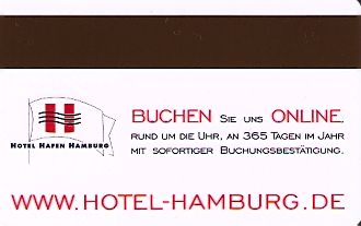 Hotel Keycard Disney Hotels Hamburg Germany Back