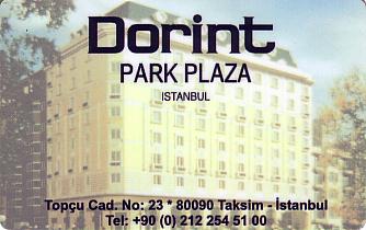 Hotel Keycard Dorint Istanbul Turkey Front