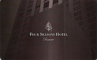 Hotel Keycard Four Seasons Denver U.S.A. Front