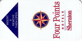 Hotel Keycard Four Points Hotels Generic Front