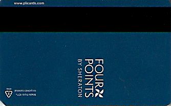 Hotel Keycard Four Points Hotels Generic Back