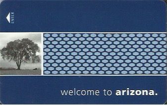 Hotel Keycard Hampton Inn Arizona (State) U.S.A. (State) Front