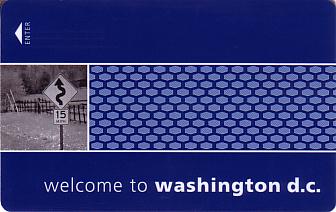 Hotel Keycard Hampton Inn Washington d.c. (State) U.S.A. (State) Front