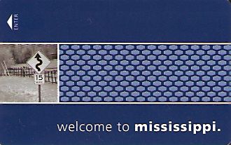 Hotel Keycard Hampton Inn Mississippi (State) U.S.A. (State) Front