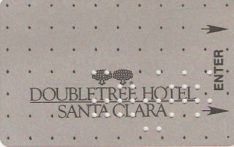 Hotel Keycard Hilton Doubletree Santa Clara U.S.A. Front