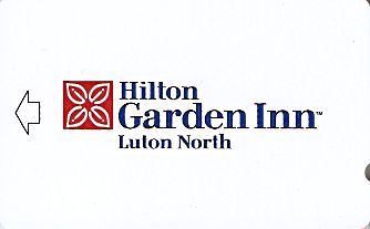 Hotel Keycard Hilton Garden Inn Luton United Kingdom Front