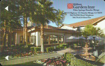 Hotel Keycard Hilton Garden Inn Rancho Mirage U.S.A. Front