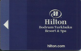 Hotel Keycard Hilton Bodrum Turkey Front