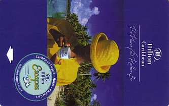 Hotel Keycard Hilton Caribbean U.S.A. Front