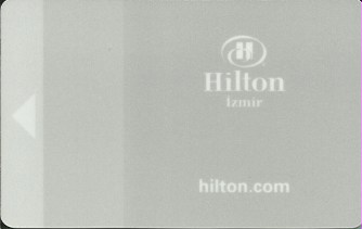 Hotel Keycard Hilton Izmir Turkey Front