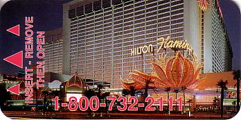 Hotel Keycard Hilton Las Vegas U.S.A. Front