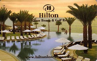 Hotel Keycard Hilton Los Cabos Mexico Front