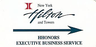 Hotel Keycard Hilton New York City U.S.A. Front