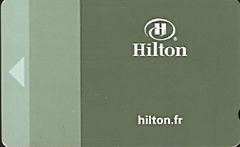 Hotel Keycard Hilton Strasbourg France Front