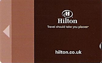 Hotel Keycard Hilton  United Kingdom Front