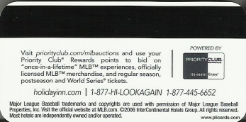 Hotel Keycard Holiday Inn Generic Back