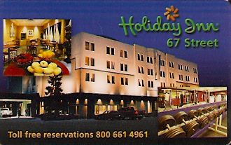 Hotel Keycard Holiday Inn Alberta Canada Front