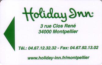 Hotel Keycard Holiday Inn Montpellier France Front