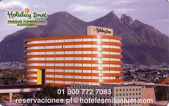 Hotel Keycard Holiday Inn Monterrey Mexico Front