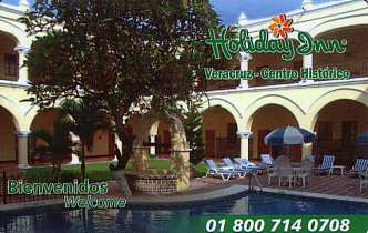 Hotel Keycard Holiday Inn Veracruz Mexico Front