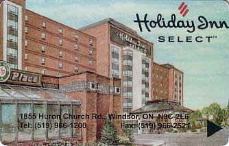 Hotel Keycard Holiday Inn Windsor Canada Front