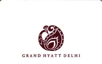 Hotel Keycard Hyatt New Delhi India Back