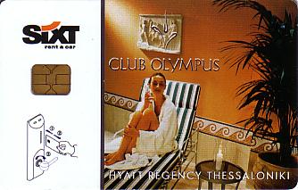 Hotel Keycard Hyatt Thessaloniki Greece Front