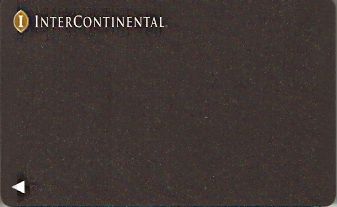 Hotel Keycard Inter-Continental Generic Front