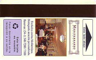 Hotel Keycard Inter-Continental Buenos Aires Argentina Back