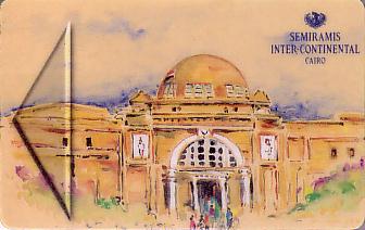 Hotel Keycard Inter-Continental Cairo Egypt Front