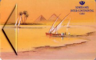 Hotel Keycard Inter-Continental Cairo Egypt Front