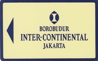 Hotel Keycard Inter-Continental Jakarta Indonesia Front
