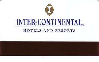 Hotel Keycard Inter-Continental Miami U.S.A. Back