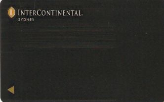 Hotel Keycard Inter-Continental Sydney Australia Front