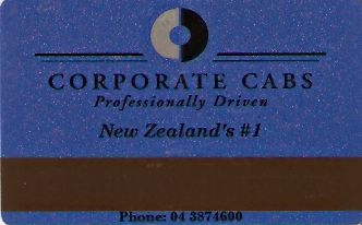 Hotel Keycard Inter-Continental Wellington New Zealand Back