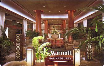 Hotel Keycard Marriott Marina Del Rey U.S.A. Front