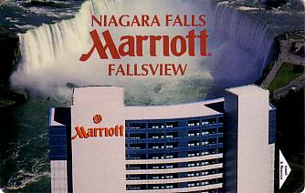 Hotel Keycard Marriott Niagara Falls Canada Front