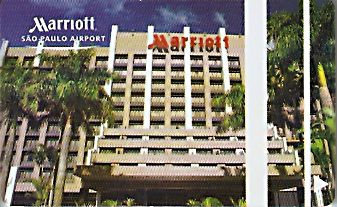Hotel Keycard Marriott Sao Paulo Brazil Front