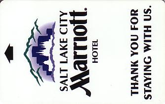 Hotel Keycard Marriott Salt Lake City U.S.A. Front