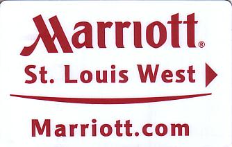 Hotel Keycard Marriott St Louis U.S.A. Front