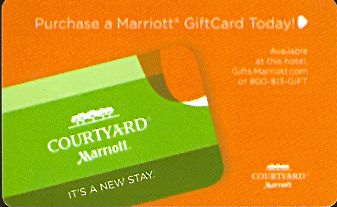 Hotel Keycard Marriott - Courtyard Generic Front