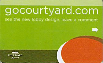 Hotel Keycard Marriott - Courtyard Generic Front