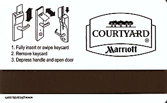 Hotel Keycard Marriott - Courtyard Generic Back